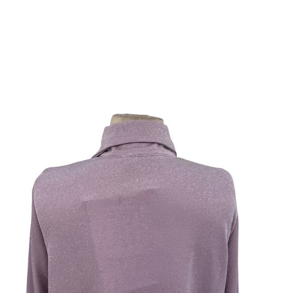 Sleeper The Cosmos Set Lurex Lounge Shirt And Trouser Set Purple Size Small - Picture 12 of 16